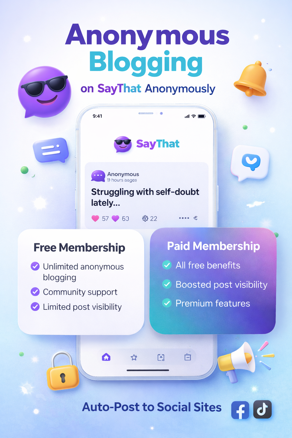 SAYDAT mobile mockup preview